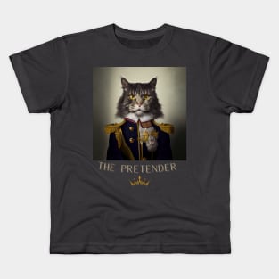 THE PRETENDER CAT Kids T-Shirt